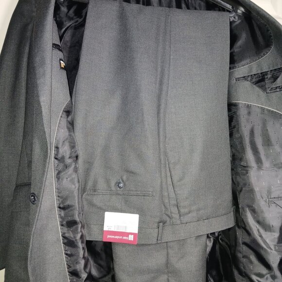 NWT Blair Underwood Black 2-Piece Suit 50L Jacket 45W Pants $169 Retail - Picture 12 of 14